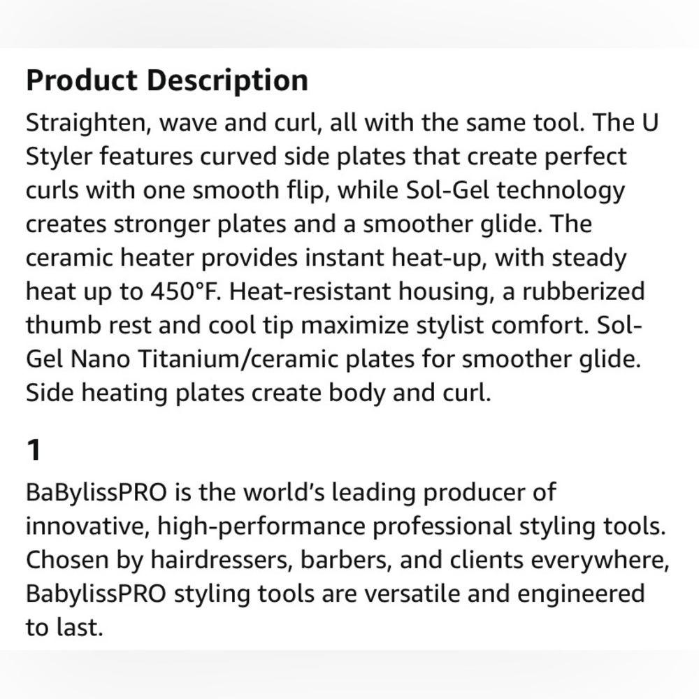 BaBylissPRO Nano Titanium U-Styler - Light Blue - Picture 9 of 12